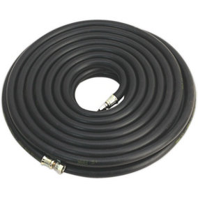 Heavy Duty Air Hose with 1/4 Inch BSP Unions - 15 Metre Length - 10mm Bore