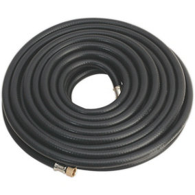 Heavy Duty Air Hose with 1/4 Inch BSP Unions - 15 Metre Length - 8mm Bore