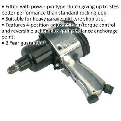 Heavy duty 2025 air impact wrench