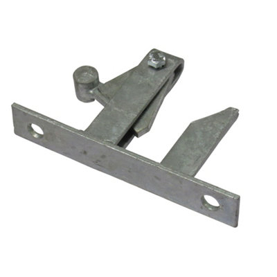 Heavy Duty Auto Gate Catch X2 (Galvanised Automatic Latch Lockable Field Garden) - 4