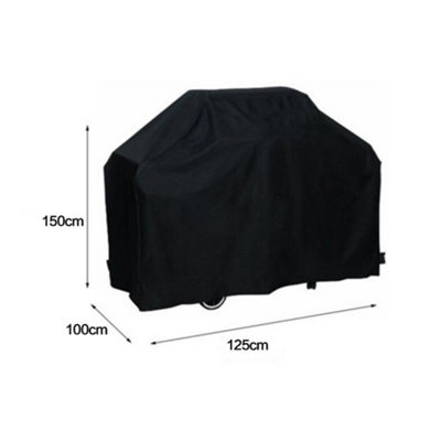 Heavy-Duty BBQ Grill Cover (M Size) - Waterproof, Windproof & UV Resistant Outdoor Barbecue Protector for All-Weather