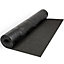 Heavy-Duty Black Polyester Shed Roofing Felt (10m x 1m) - With 13mm Pack of 50 Galvanized Nails - 25Year Life Expectancy Roof Felt