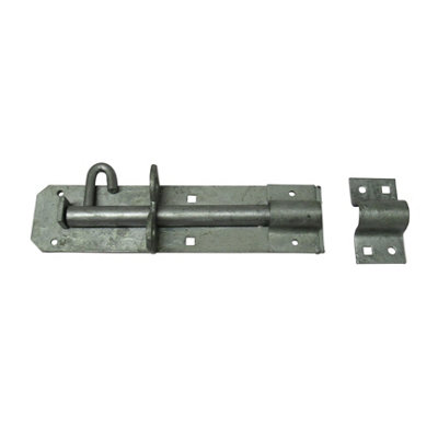 Heavy Duty Brenton Gate Bolt Galvanised 6" (Sliding Pad Lock Latch Garage Door Security)