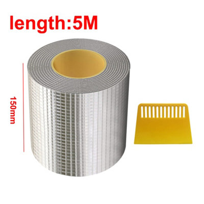 Heavy Duty Butyl Aluminium Waterproof Repair Tape 5m x 150mm