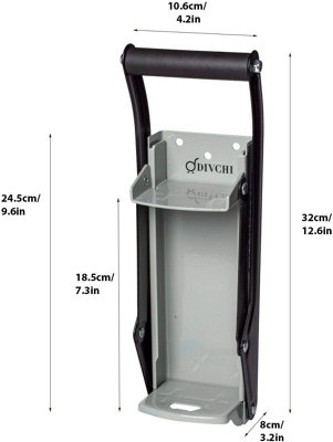 Wall-Mounted Can Crusher - Heavy Duty Aluminum Smasher With Bottle Opener