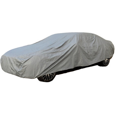 Heavy Duty Car Cover All Weather UV Protective Waterproof Snow Rain Ice Large Size