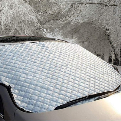 LEIBOO Magnetic Car Snow Shield Frost Prevention Frost Car Cover Car Front Windshield Sunshade Thickened Snow Shield Auto Coat - 34
