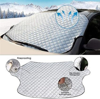 Jazooli Car Windscreen Cover, Windshield Frost Guard and Snow