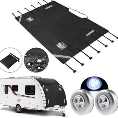 Heavy Duty Caravan Front Towing Cover Waterproof Protector Universal ...