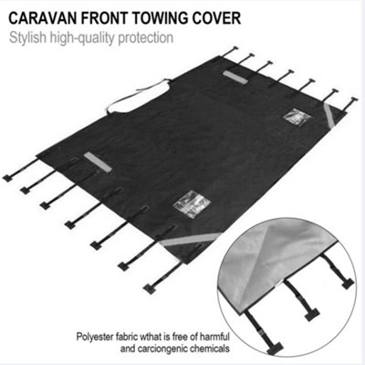 Heavy Duty Caravan Front Towing Cover Waterproof Protector Universal ...