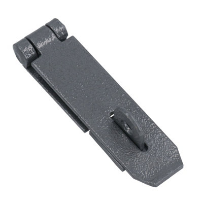 Serrures à Garniture (Hasp And Staple) En Fonte Lourde - 7 X 2 Pouces, Noir (Neuf)
