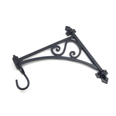 Victorian Scroll Decorative Cast Iron Plant Hanger Flower Basket