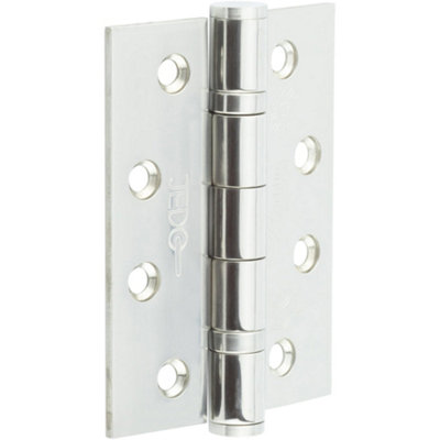 Heavy-Duty Certifire Stainless Steel Grade 13 Ball Bearing Hinges 102x76x3mm - 30/60 Fire Door Hinge