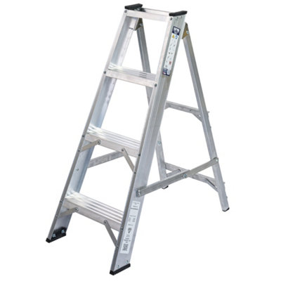 Heavy Duty Class 1 Swingback Step Ladders 4 Treads