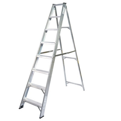 Heavy Duty Class 1 Swingback Step Ladders 8 Treads