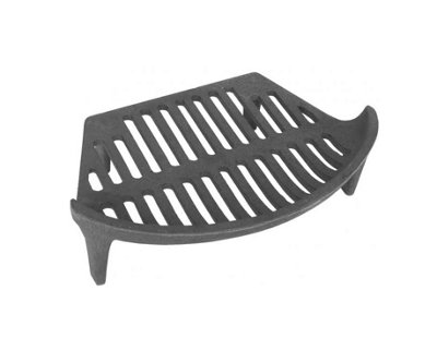 Heavy Duty Conventional Large Cast Iron Sturdy Fireplace Accessory Fire Coal Log Grate Metal Black GRA02