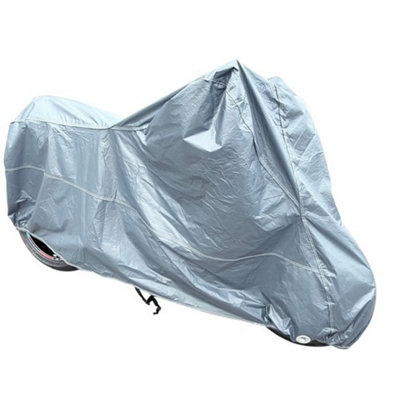 Heavy Duty Cotton Lined Motor Bike Cover Large 230 x 105 x 125cm