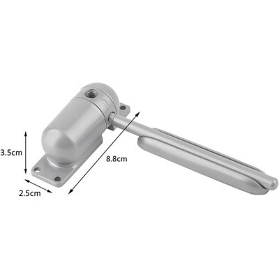 Heavy Duty Door Closer Adjustable Surface Mounted Automatic Door Spring ...
