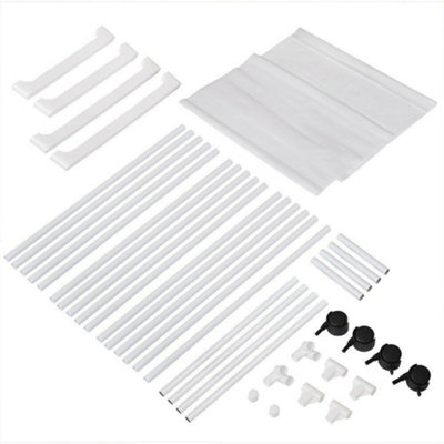 Heavy Duty Double Clothes Rail Hanging Rack Garment Display Stand ...