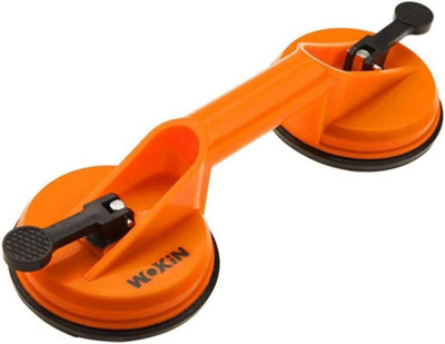 Heavy Duty Dual Double Suction Cup Glass Lifter Dent Puller 75kgs, 50kg