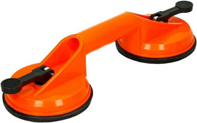 Heavy Duty Dual Double Suction Cup Glass Lifter Dent Puller 75kgs, 50kg
