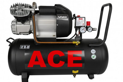 Heavy Duty Electric Air Compressor 100L 250LPM 8 BAR / 115PSI (3HP 2 ...