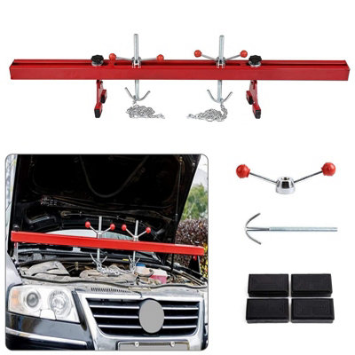 Heavy Duty Engine Support Beam with 2 Thicken Chains Supports up to 500kg