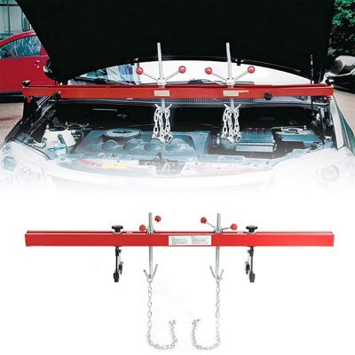 Heavy Duty Engine Support Beam with 2 Thicken Chains Supports up to 500kg