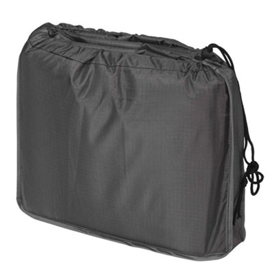 Heavy Duty Fire Pit Cover Firepit Table Protective Covers Rectangular Outdoor Waterproof Platinum AeroCover W84 x D64 x H45cm
