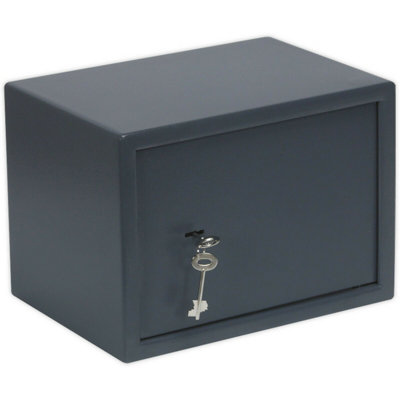 Heavy-Duty Floor and Shelf Mounted Security Safe with Dual Bolt Lock and 2 Keys