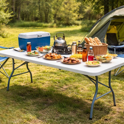 Heavy Duty Folding Table 1.8m - Portable Catering & Camping Table