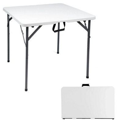 HEAVY DUTY FOLDING TABLE PORTABLE PLASTIC CAMPING GARDEN PARTY CATERING 3Ft Folding Table