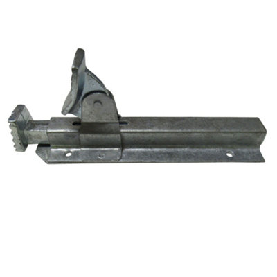 Heavy Duty Foot Operated Bolt (Gate Door Footbolt Floor Lock Galvanised) - 3