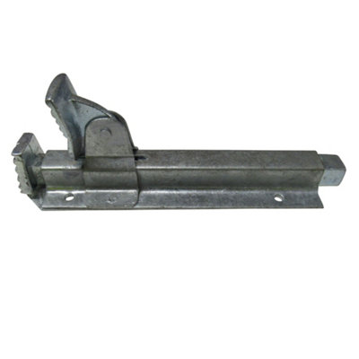 Heavy Duty Foot Operated Bolt (Gate Door Footbolt Floor Lock Galvanised) - 4