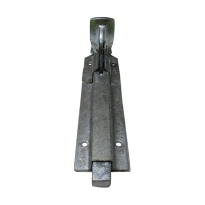 Heavy Duty Foot Operated Bolt (Gate Door Footbolt Floor Lock Galvanised) - 5