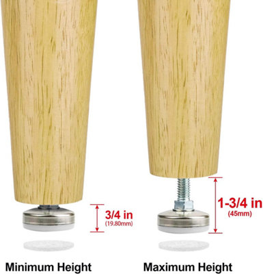 thumbnail image 2 of Furniture Levelers Heavy Duty Furniture Leveling Feet Adjustable Leg Levelers For Cabinets Tables Chairs Raiser I3086218268 2 of 11