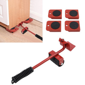 Heavy Duty Furniture Lifter with 4 Sliders for Easy Moving (Load Capacity:150kg)