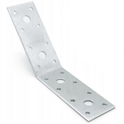 Heavy Duty Galvanised 135 Degrees Angle Bracket - 135 Corner Brace - Pergola Connector - 2.5mm Thick - 100x100x35mm