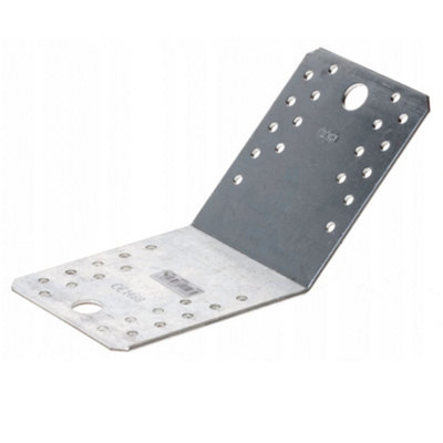 Heavy Duty Galvanised 135 Degrees Angle Bracket - 135 Corner Brace - Pergola Connector - 2.5mm Thick - 105x105x90mm