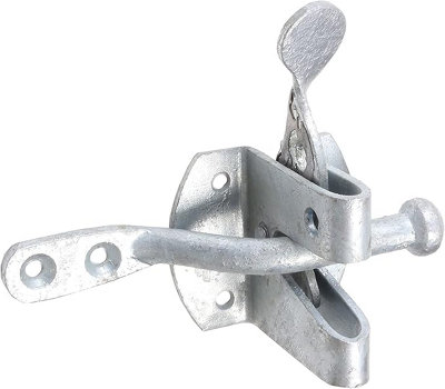Heavy Duty Galvanised Auto Gate Latch/Catch Self-Locking Garden/Outdoor Lock