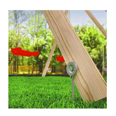 Heavy-Duty Metal Tent & Awning Anchor Pegs - 5 Pack Steel Ground Stakes For Camping, Gazebo, Marquee