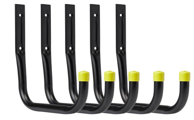 Heavy-Duty Garage Hooks, 17cm J Hooks for Storing Power Tools