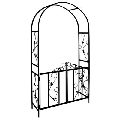 Heavy Duty Garden Arbour Steel Frame Garden Arch - Large, Strong ...