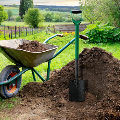 Heavy Duty Garden Border Digging Spade Gardening Hand Tool Ladies ...