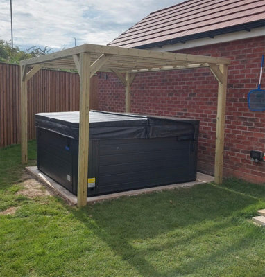 Heavy Duty Garden Pergola - L300 x W300 x H230 cm - Minimal Assembly Required - 4
