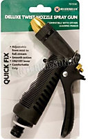 Heavy Duty Garden Twist Nozzle Spray Gun Pistol Grip Trigger Sprinkler Hose New