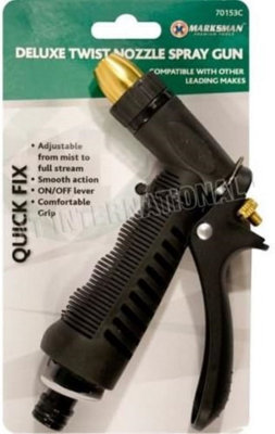 Heavy Duty Garden Twist Nozzle Spray Gun Pistol Grip Trigger Sprinkler Hose New
