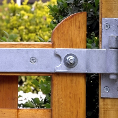 Heavy Duty Gate Hooks 2 PAIRS for Band Gate Hinge Brackets 12mm Pin Galv