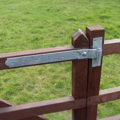 Heavy Duty Gate Hooks 2 PAIRS for Band Gate Hinge Brackets 19mm Pin Galv