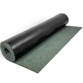 Heavy-Duty Green Polyester Shed Roofing Felt (10m x 1m) - With 13mm Pack of 50 Galvanized Nails - 25Year Life Expectancy Roof Felt